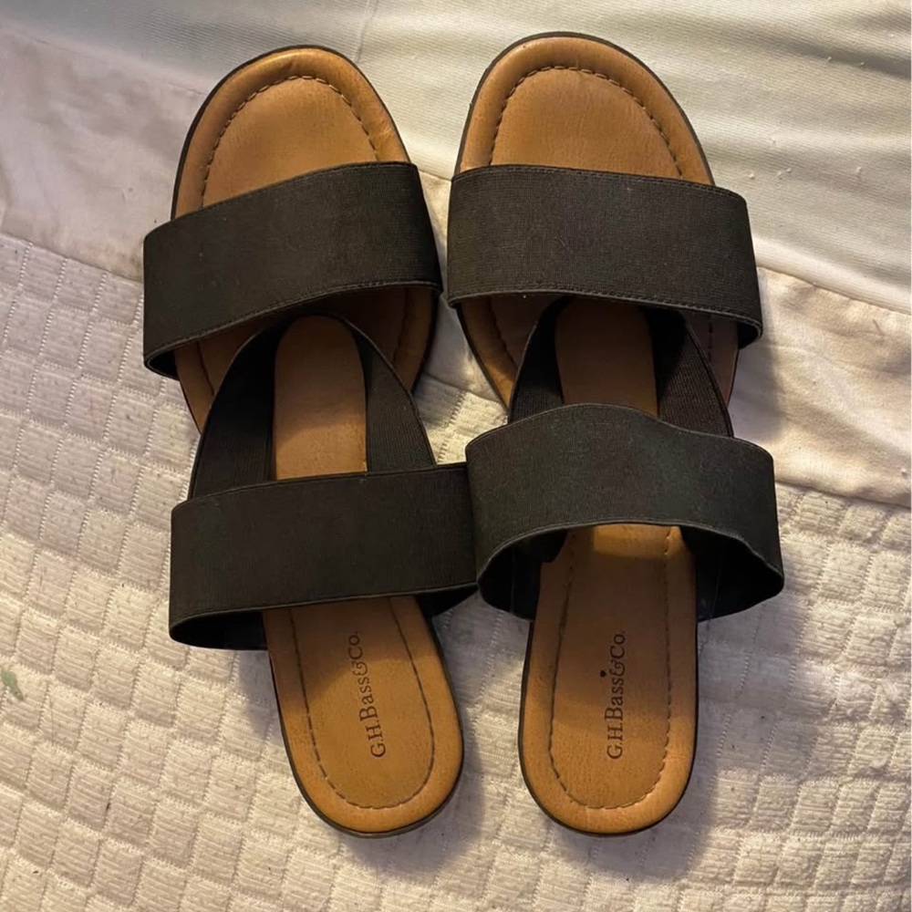 G.H. Bass & Co. Women's Black Sandals